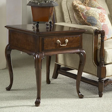 Chester End Table with One Drawer